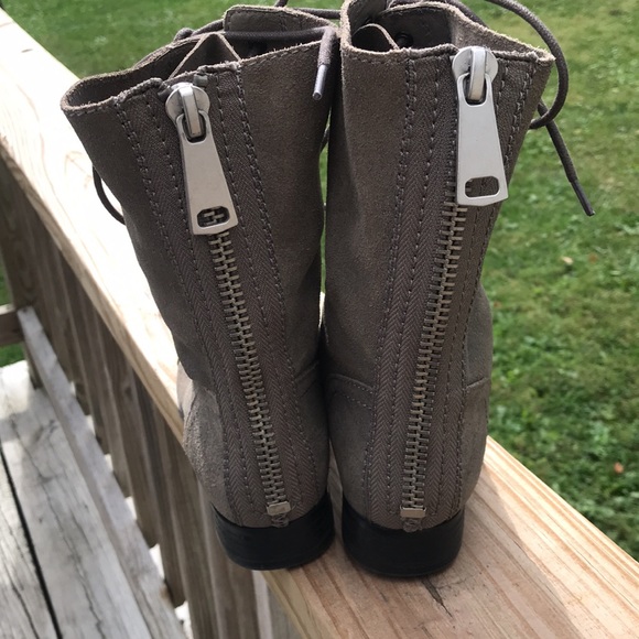 ALDO boots lace up suede nice boot like new size 5 - Picture 3 of 5